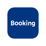 logotipo descritivo de la aplicacion Booking que envia hotel en cuenca